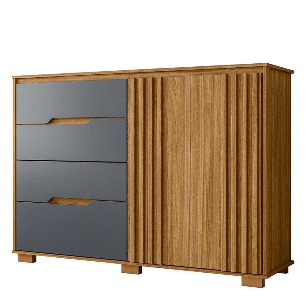 Cômoda Texas 2 Portas e 4 Gavetas - Moval
