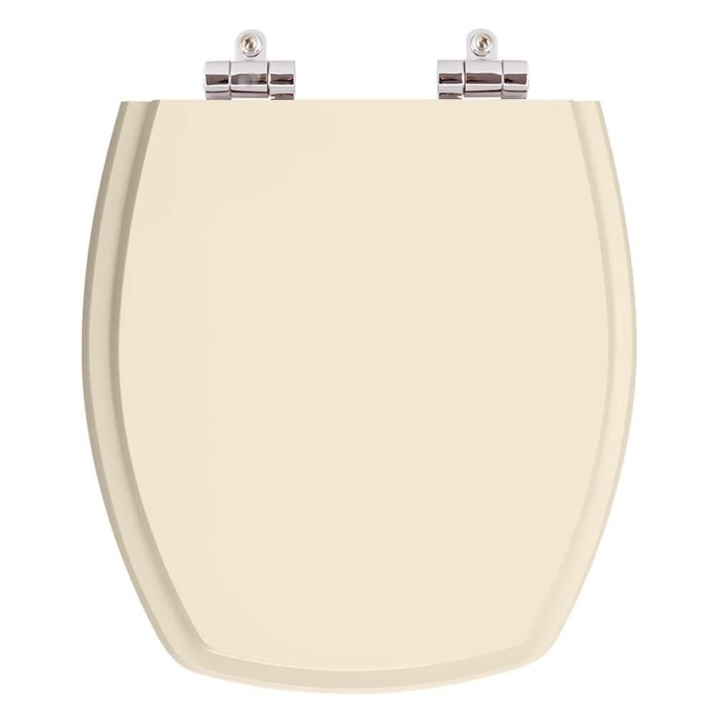 Assento Sanitario Poliester Com Amortecedor Thema Pessego (rosa Shell) Para Vaso Incepa