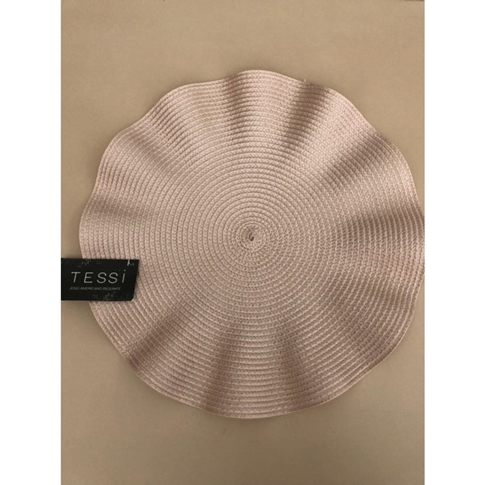 Unidade de Sousplat roseTessi 38cm