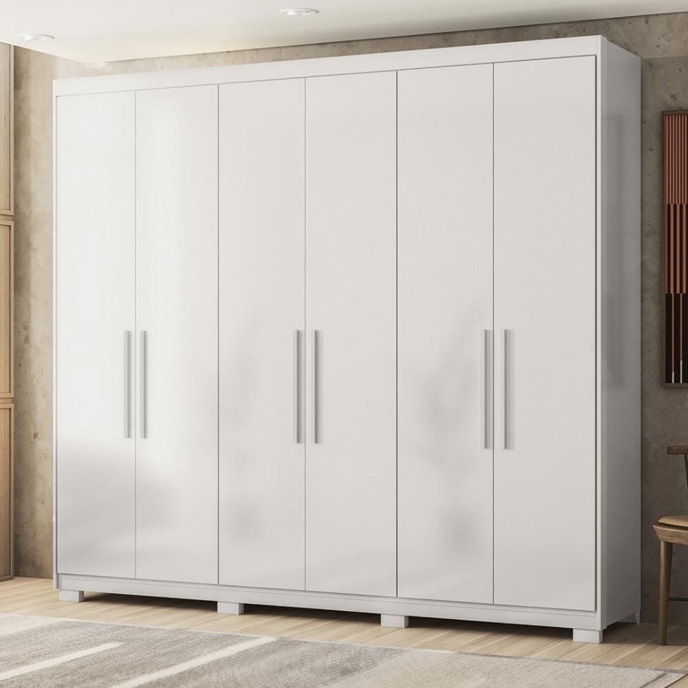 Guarda Roupa Casal 6 Portas e 4 Gavetas Venice