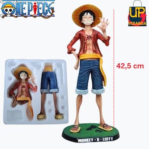 Boneco Premium One Piece - Luffy D. Monkey enorme de 42,5cm - Action Figure