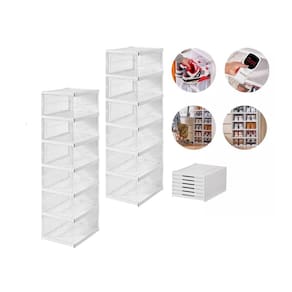 2 Sapateira Vertical Organizadora Dobrável Modular 6 Andares