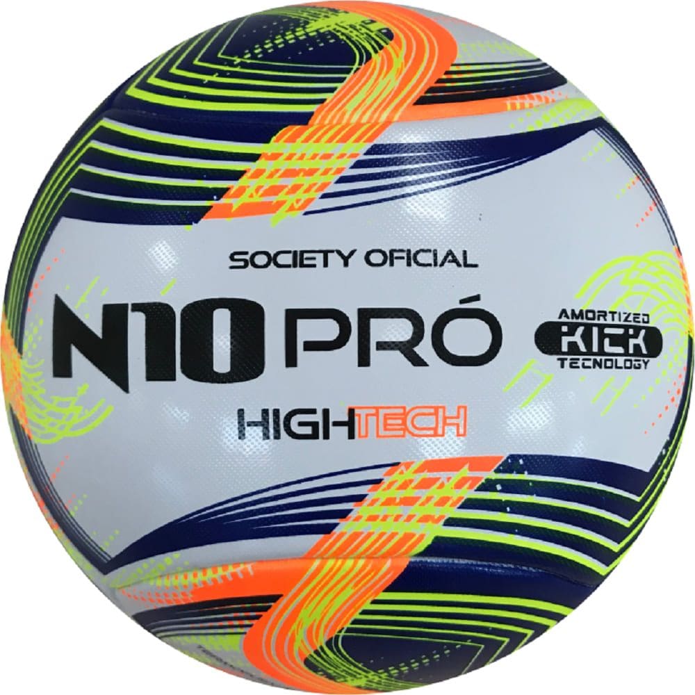 Kit com 3 Bolas Futebol Society N10 PRO-X Hightech