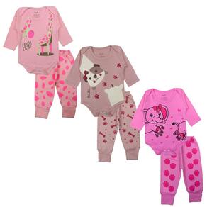 Kit Roupa De Bebe 6 Peças Conjunto Body Calça 100% Algodão
