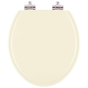 Assento Sanitário Poliester Soft Close Diamantina Palha (Bege Claro) para vaso Icasa