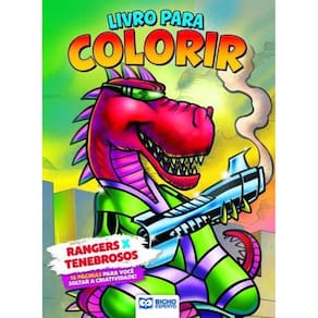Livro de Colorir Jornada de Heróis: Rangers x Tenebrosos