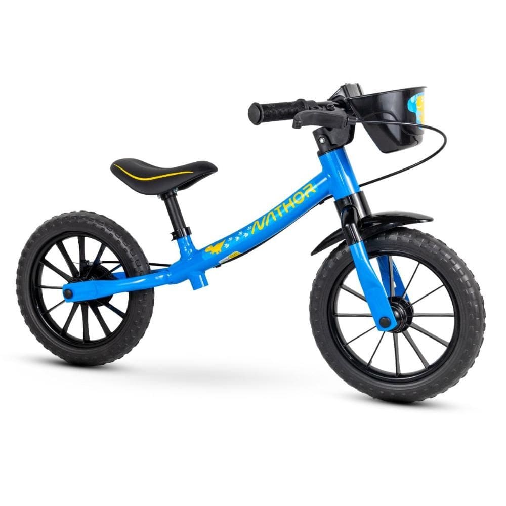Bicicleta Equilíbrio Balance Sem Pedal Aro 12 Azul Nathor