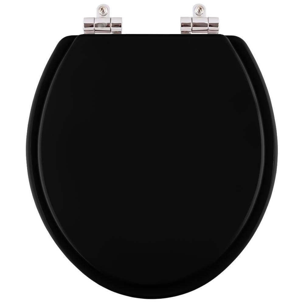 Tampa de Vaso Poliester com Amortecedor Leiria Preto para bacia Luzarte