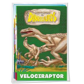 Solapa de Histórias: Conhecendo os Dinossauros (pct com 08 livros)