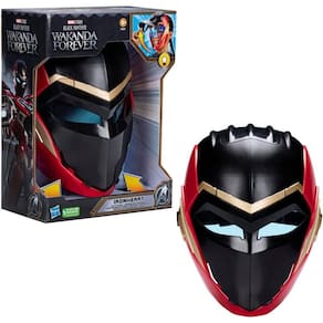 Máscara Pantera Negra C/Luz Wakanda Forever Ironheart Hasbro