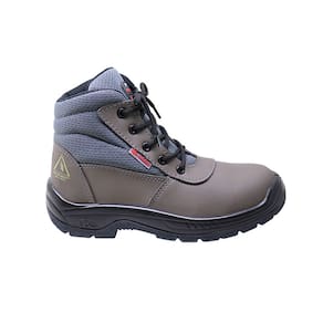 Bota De Segurança Adventure Para Trabalho Caminhada Trilha Escalada Botina Com Cadarço Kadesh Cinza