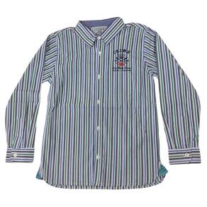 Camisa manga longa infantil masc Zemar listrada