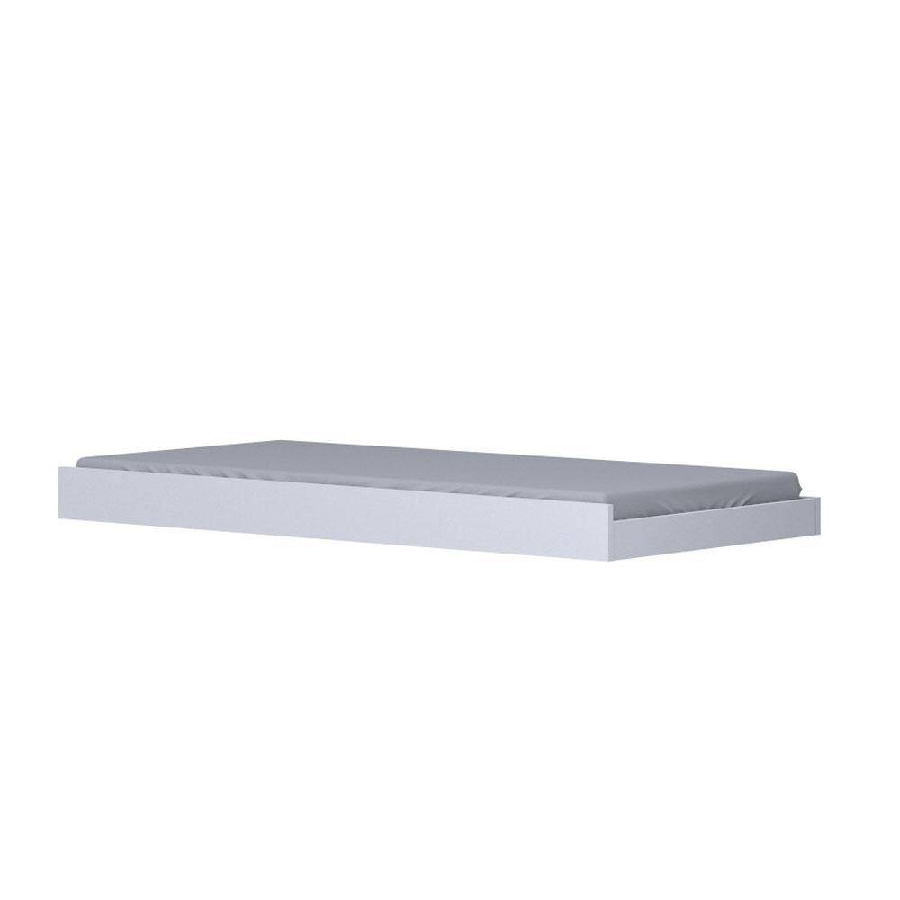 Cama Auxiliar Madeira Maciça Nemargi Branca - Branco