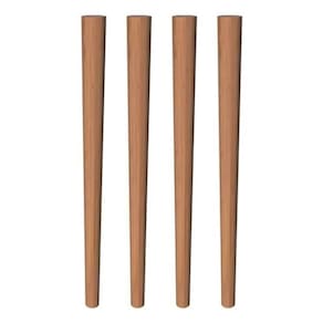 Kit 4 Pés Palito Pinus Retro 70 CM E Acessórios