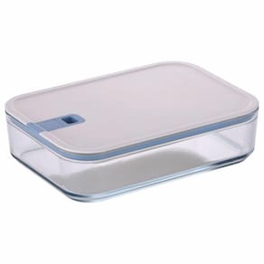 Pote De Vidro Hermético Retangular - Tampa Com Alavanca - 23