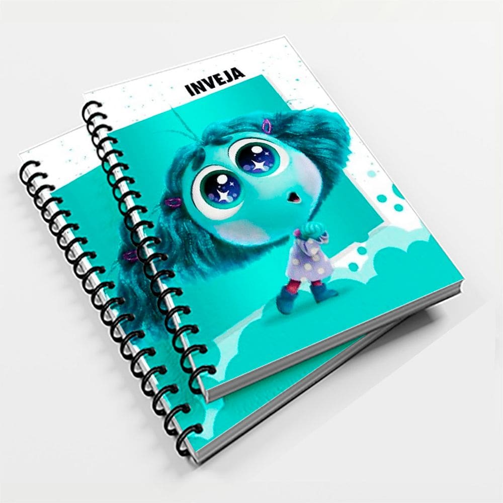 Caderno Universitário 10 Mat Pers. Divertidamente 2 Inveja