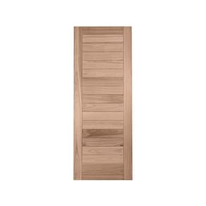 Kit com 2 Folhas de Porta de Madeira 210x90cm Pe31 Esel Natural