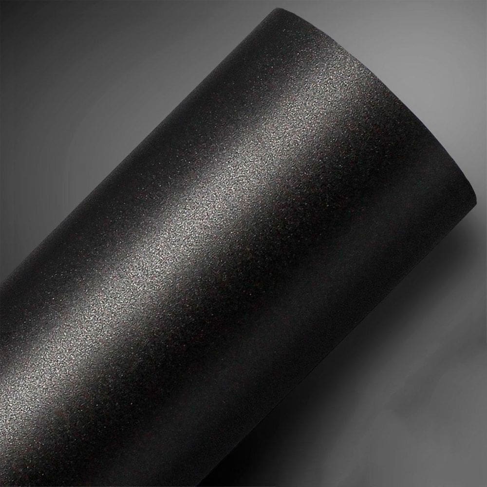 Adesivo Vinil Automotivo Envelopamento Jateado Black 1Mx60Cm