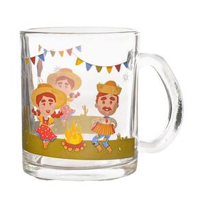 Caneca De Vidro Decor Caipira Fire De 320 Ml