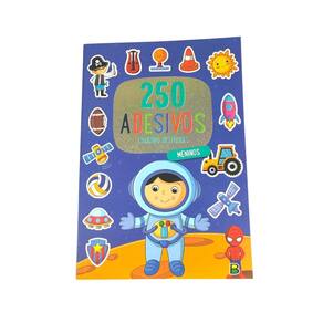 Livro Infantil 250 Adesivos Para Meninos Criando Histórias