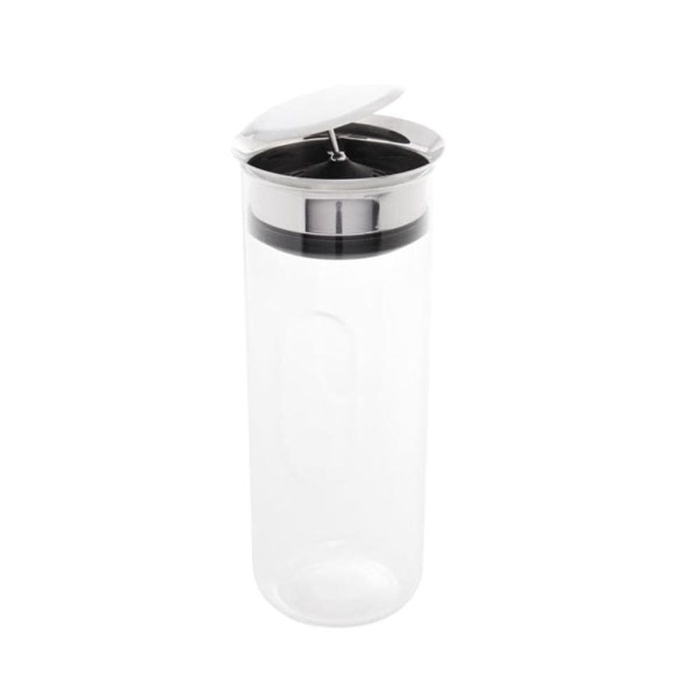 Garrafa Vidro Borossilicato Resistente Calor Tampa Gravitacional 1,3L Lyor