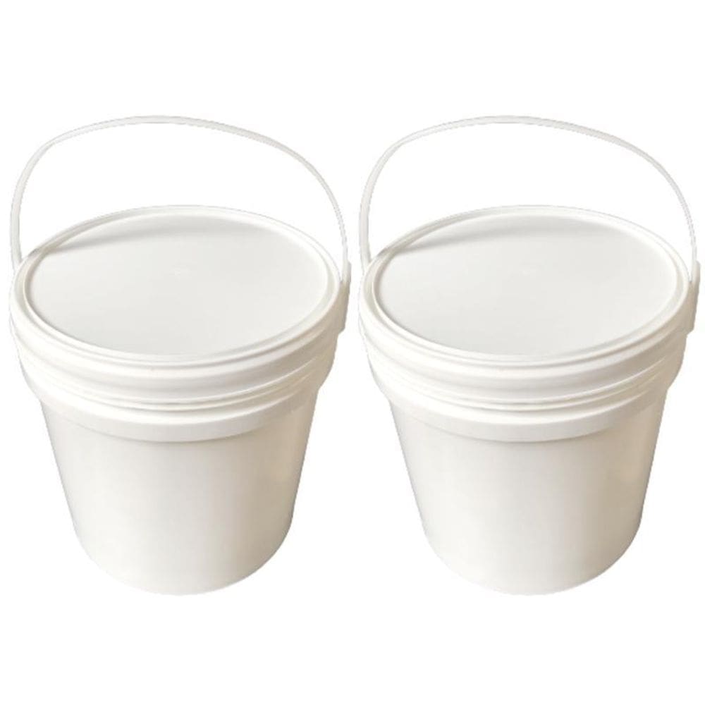 Balde Para Gel De 10L E Tampa Lacre 2 Pçs