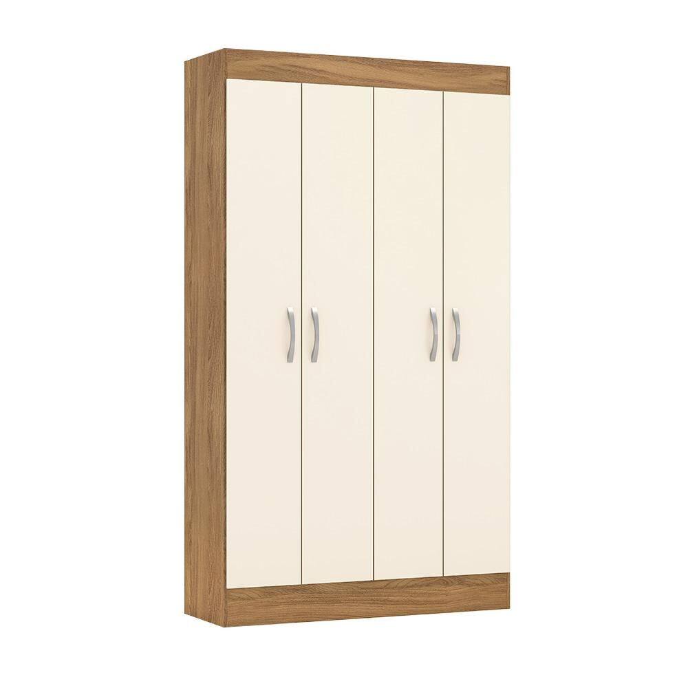 Sapateira Para Quarto Amendola Touch Off White Vienna - Marrom