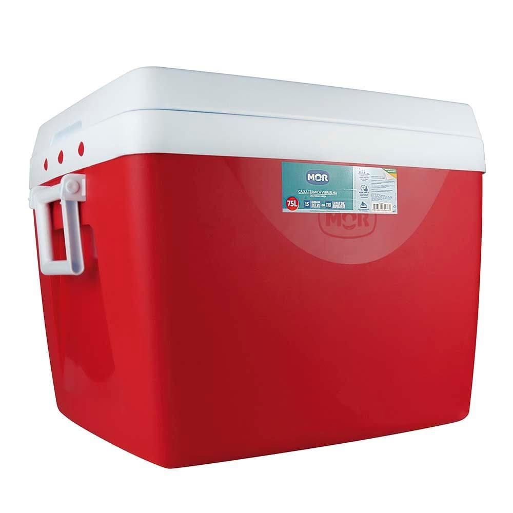 Caixa Térmica 75L Grande Cores Cooler Bebidas Mor