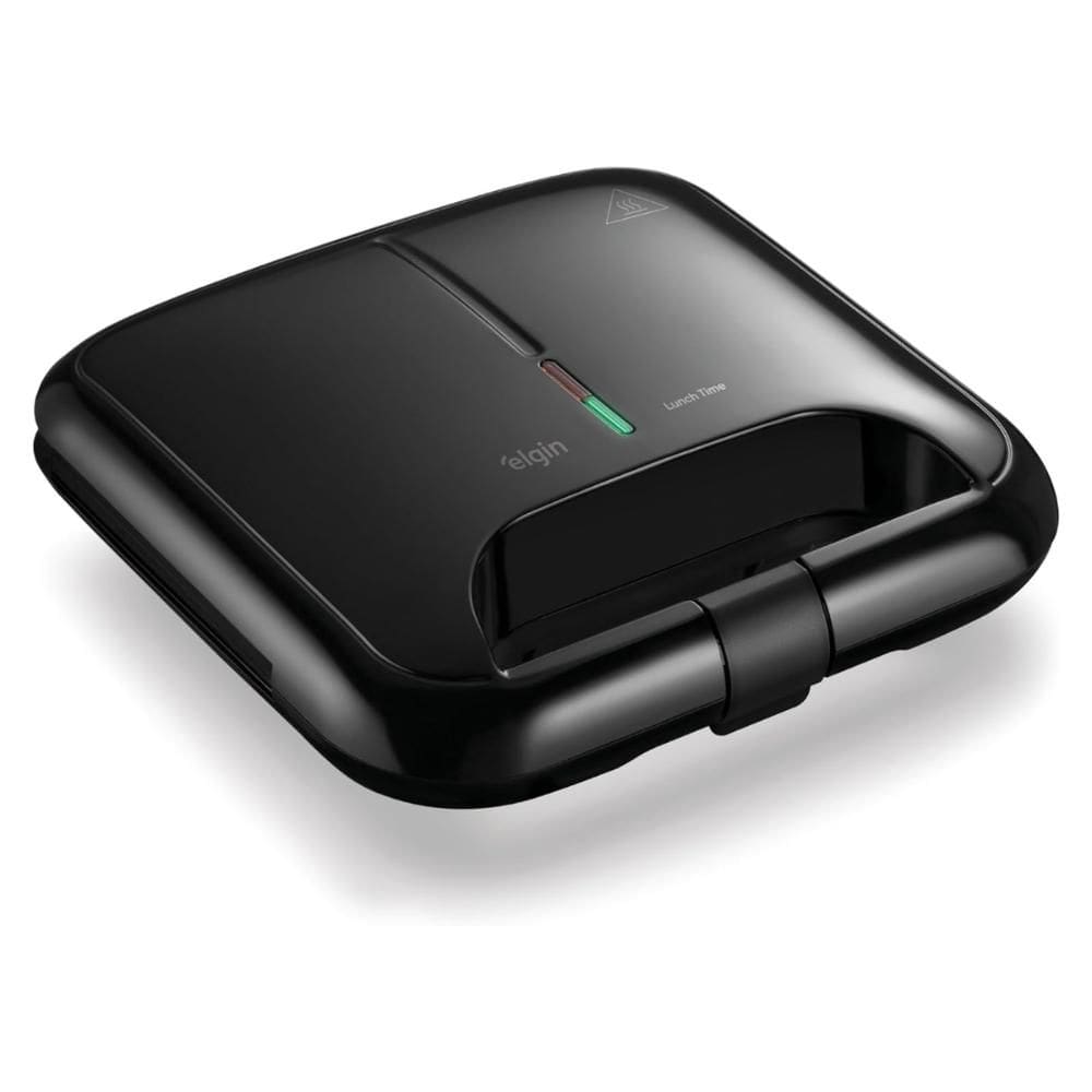 Sanduicheira Grill Elgin Lunch Time - 127V - 800W - Chapa Antiaderente - 42SAN3X01000