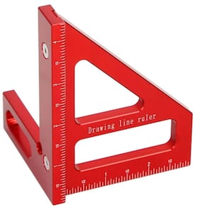 Transferidor De Ângulo Mitra 3D Gabarito 110Mm Esquadro