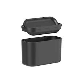 Lixeira De Bancada Basculante 1L Bold Preta