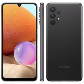 REEMBALADO: Samsung Galaxy A32 Preto 128GB 4GB RAM Tela Infinita de 6.4