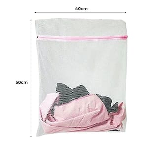 20 Sacos Protetor Para Lavar Roupa Delicada De Bebê 40X50