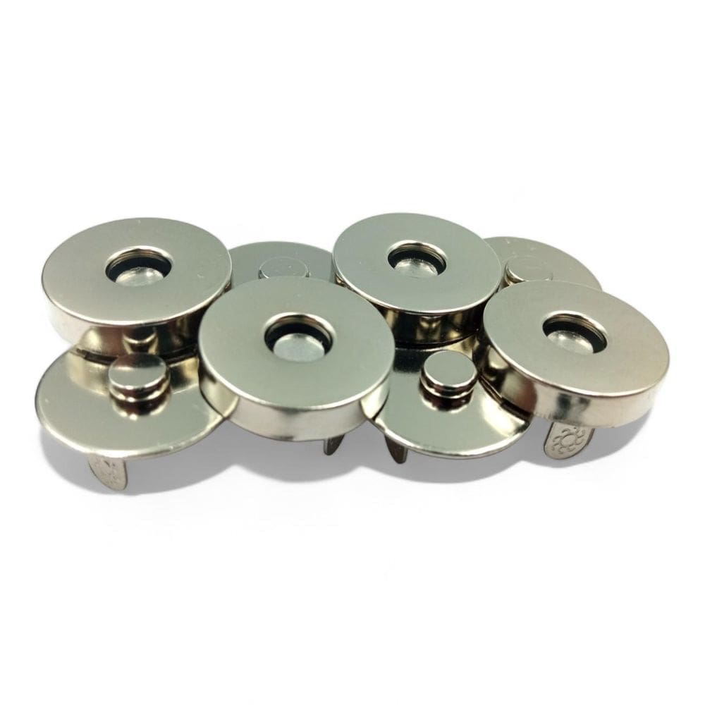 Botão Imã Comum 18Mm 100 Und Níquel