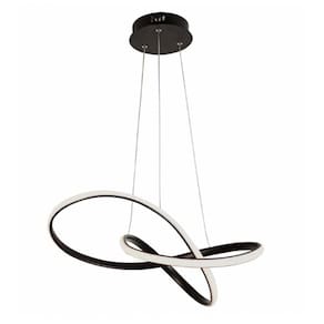 Lustre Luminária 3 em 1 Orgon Pendente Iluminação Arco Led Perfil Sala de Jantar Infinito Comercial Recepção Moderno Luxo Quarto Ambiente Residencial