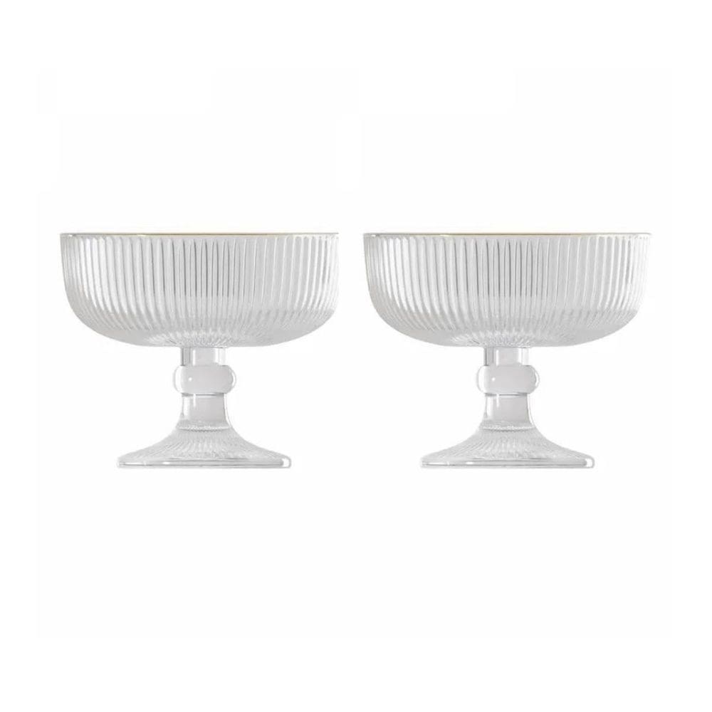 Taça Para Sobremesa Lines Fio C/2 Taças 320ml 20646 Wolff