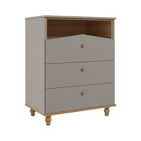 Cômoda Retro Permobili Casinha Mimo 03 gavetas MDF