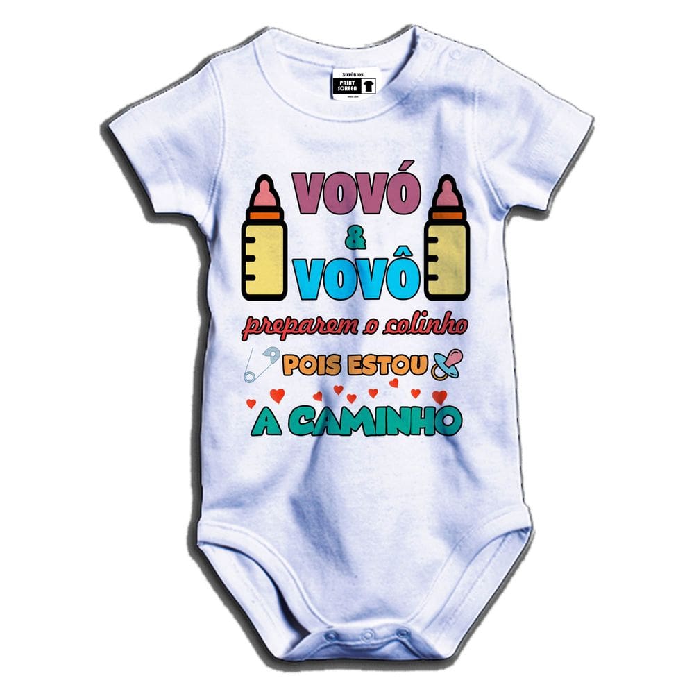 Body de Bebê Estou a caminho