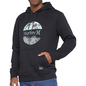 Moletom Hurley Canguru O&O Solid PE Masculino Preto