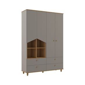 Guarda Roupa Retro Permobili Casinha mimo com nichos MDF
