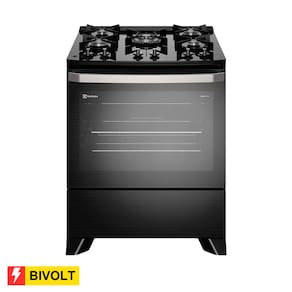 REEMBALADO: Fogão Electrolux 5 bocas Experience FE5GP Bivolt - Preto