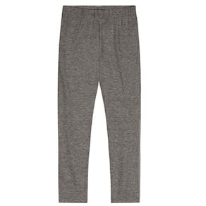 Calça Legging Básica Infantil Menina Em Cotton Brandili Cinza