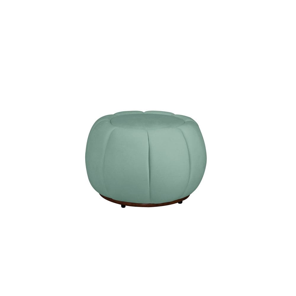 Puff Decorativo Concha Veludo Accqua - Montanaris Decor