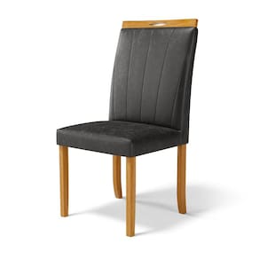 Cadeira Aurora Madeira Maciça Estofada Para Mesa De Jantar