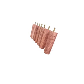 Pes Cama Box Madeirado Eucalipto 12 cm de Altura Kit com 7 Unidades