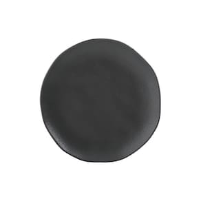 Prato Sobremesa Em Cerâmica Preto Matte 20cm Porto Brasil