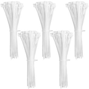 Abraçadeira Nylon Enforca Gato 3,6X200Mm Branco Com 500 Un
