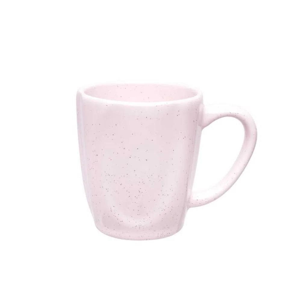 Caneca Tulipa Cerâmica Chá 260Ml Ryo Pink Sand Oxford Rosa