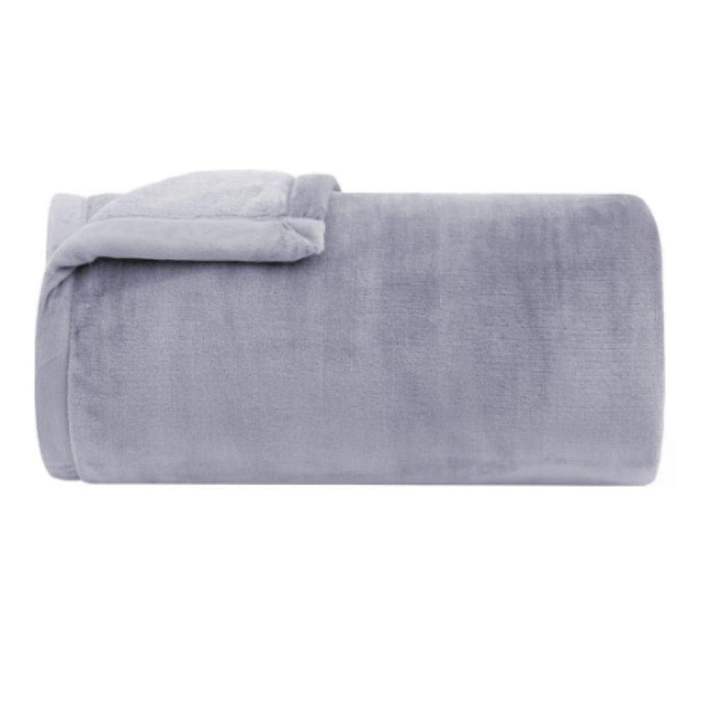 Cobertor Casal Silky Buddy Vision - Buddemeyer Cinza