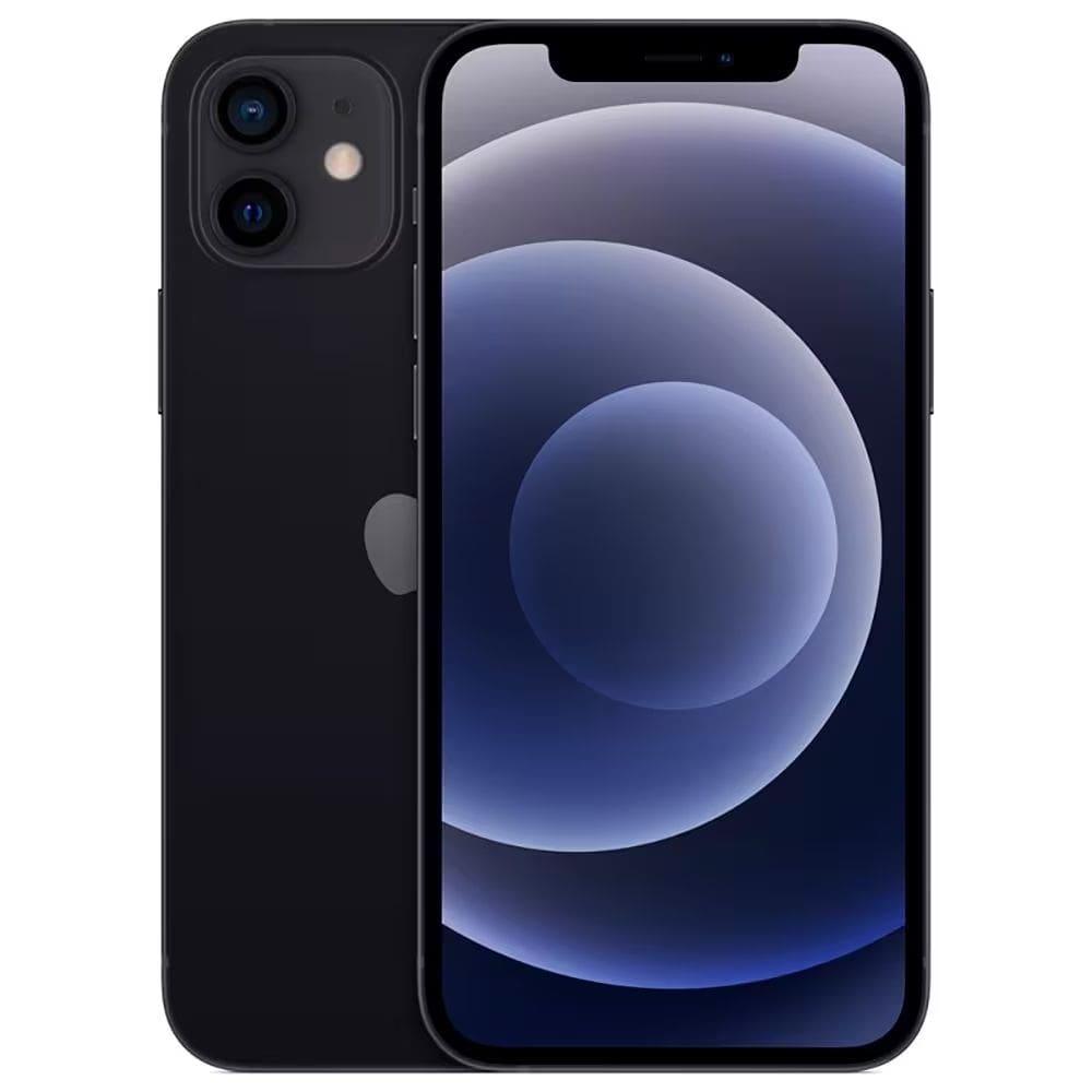 Usado: Iphone 12 64 GB Preto - Regular